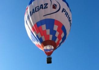 Grand vol montgolfière