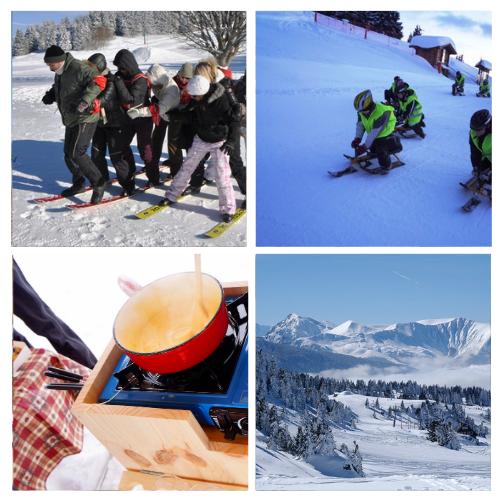 Journée olympide des neiges + luge