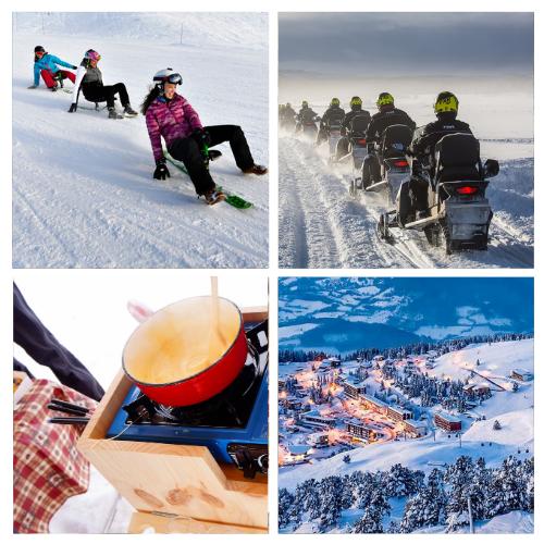 Journée luge expédition + motoneige