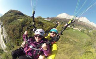 2. Biplace parapente : Vol évasion