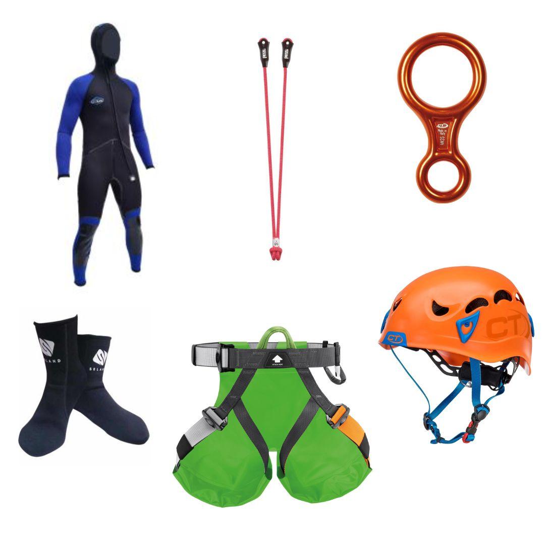 Location pack canyoning