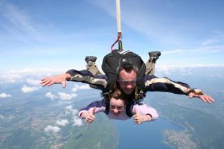 Tandem chute libre Grenoble