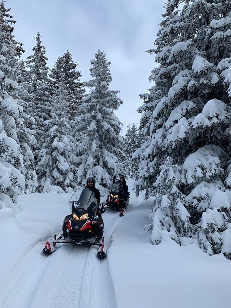 2.Duo randonnée motoneige 40 min CHAMROUSSE (journée)