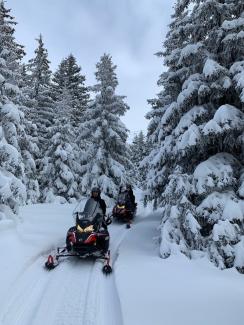 2.Duo randonnée motoneige 40 min CHAMROUSSE (journée)