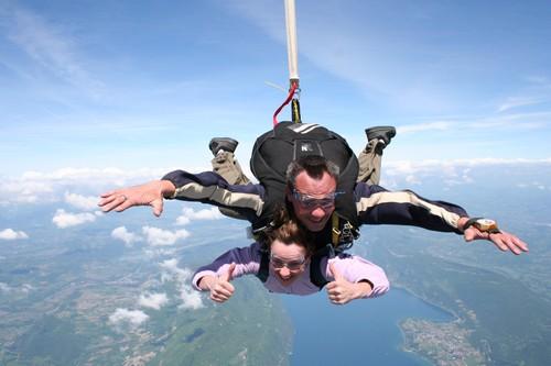 Skydiving tandem