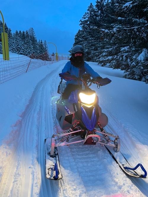 1.Solo randonnée motoneige 40 min CHAMROUSSE (journée)