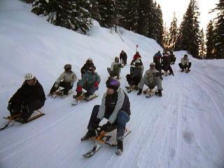 2. Descente en luge Snowracer