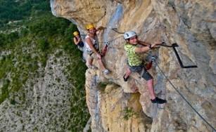 1. Via Ferrata Grenoble "la prise de la Bastille"