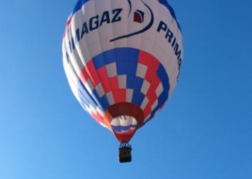 Grand vol montgolfière