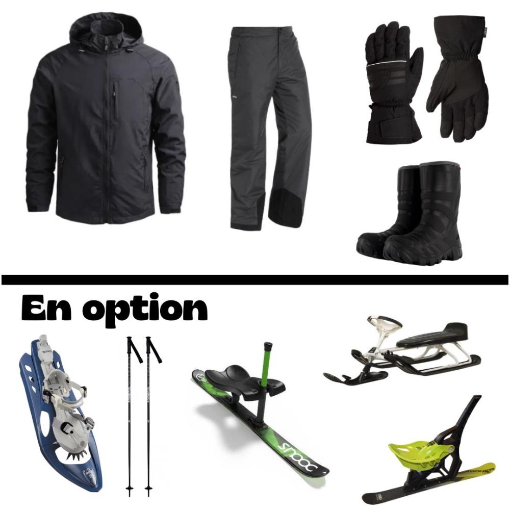 Location pack équipement neige