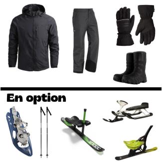 Location pack équipement neige