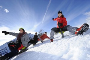 teambuildling neige glisse