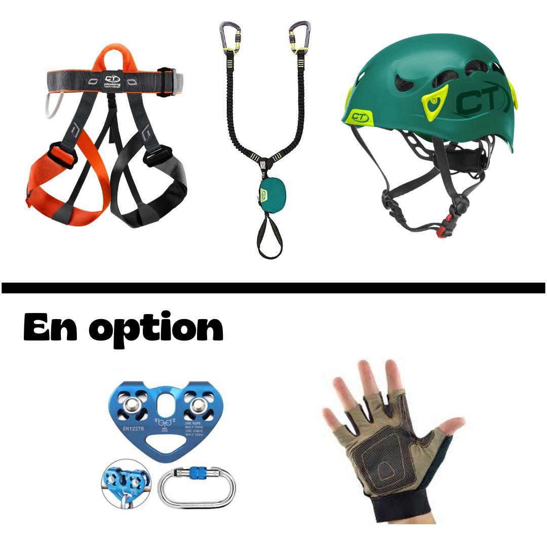 Location pack via ferrata